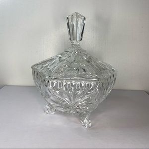 Vintage Crystal Candy Dish